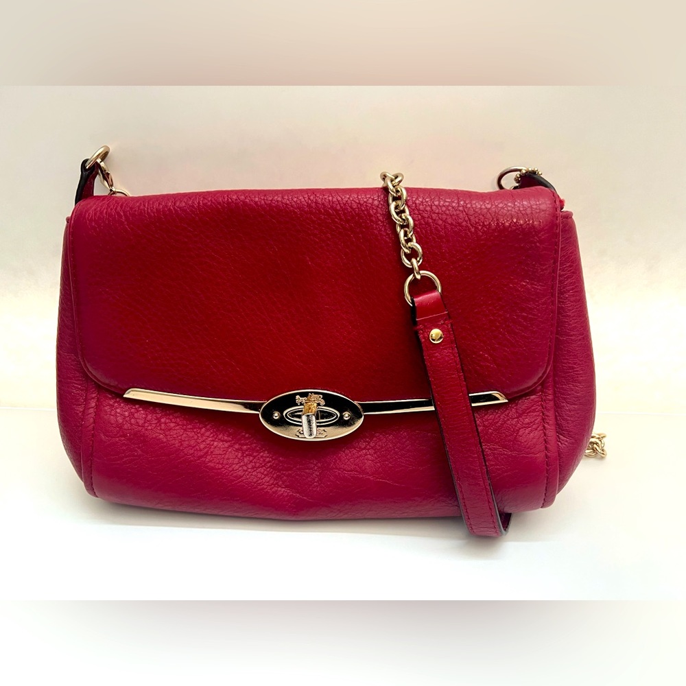 Coach Madison Chain Crossbody in Scarlet #49738
